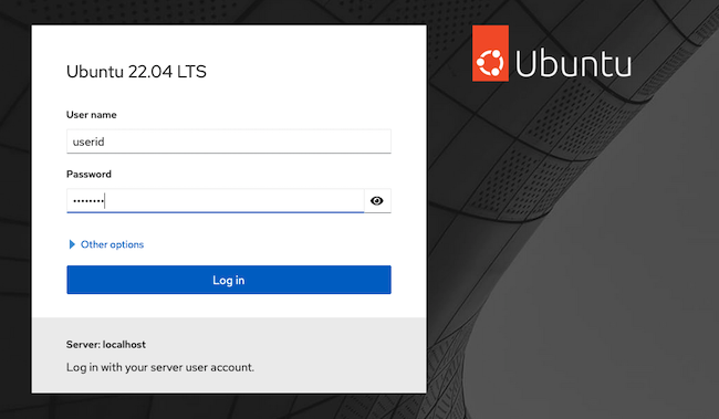 Cockpit Adding Login Details