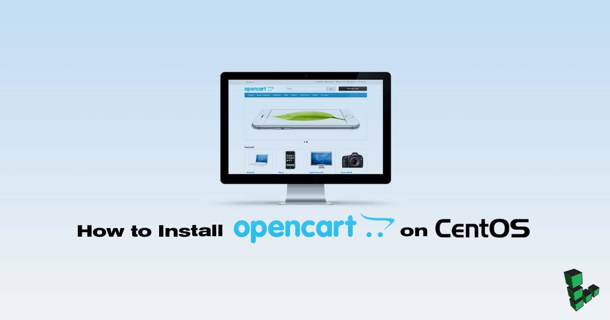 How to Install OpenCart on CentOS 7 Header image