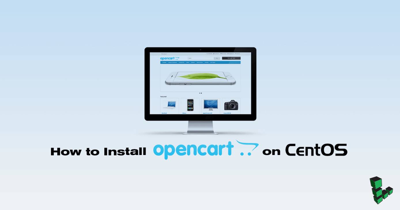 How to Install OpenCart on CentOS 7 Header image