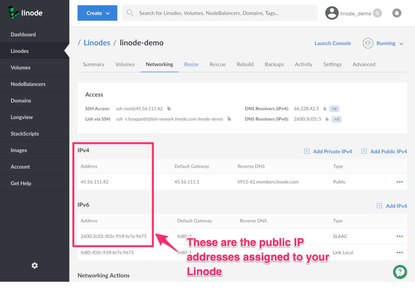 Networking Tab. Networking Tab.